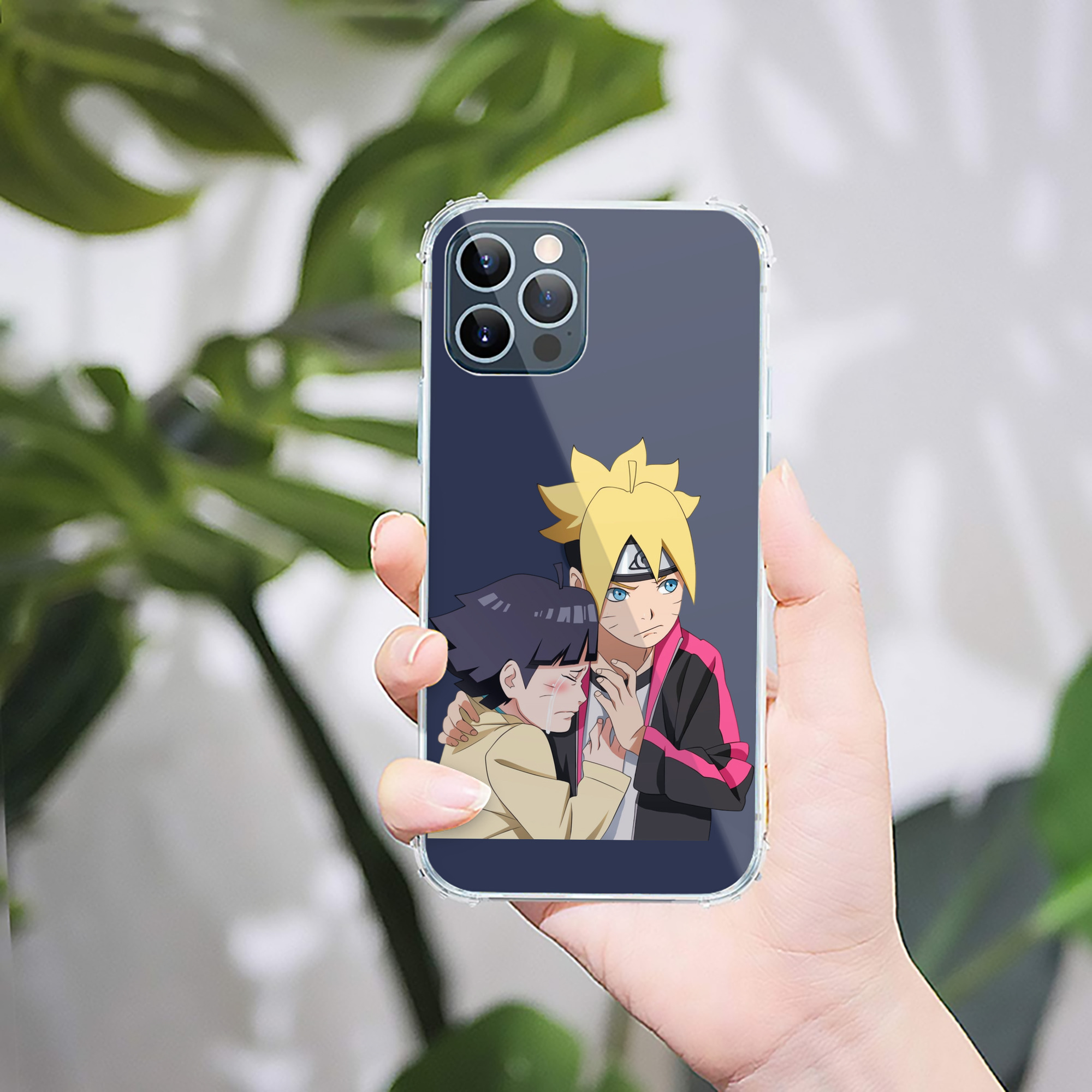 （画像用） NARUTO -ナルト- うずまき ボルト Uzumaki Boruto 【iPhone 12シリーズ対応】透明スマホケース（クリアソフトケース）
